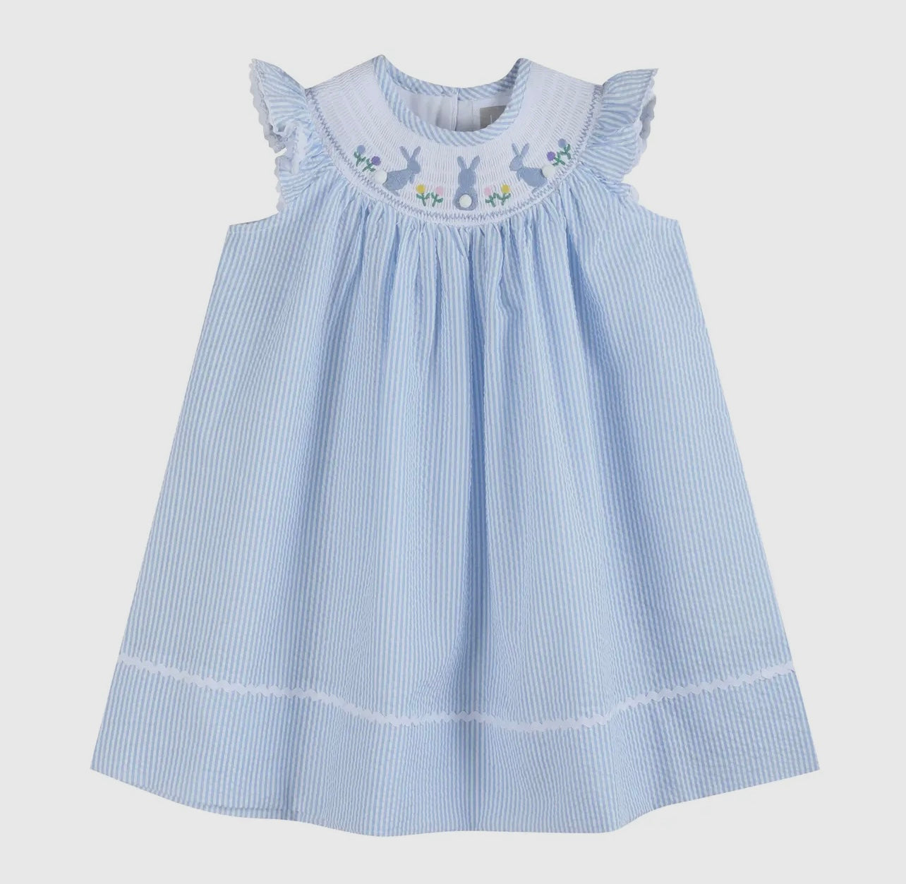 Light Blue Smocked Easter Dress